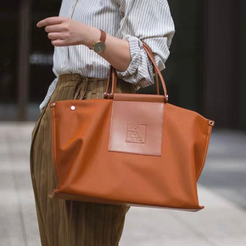 Oxford fabric and Composite leather Bag
