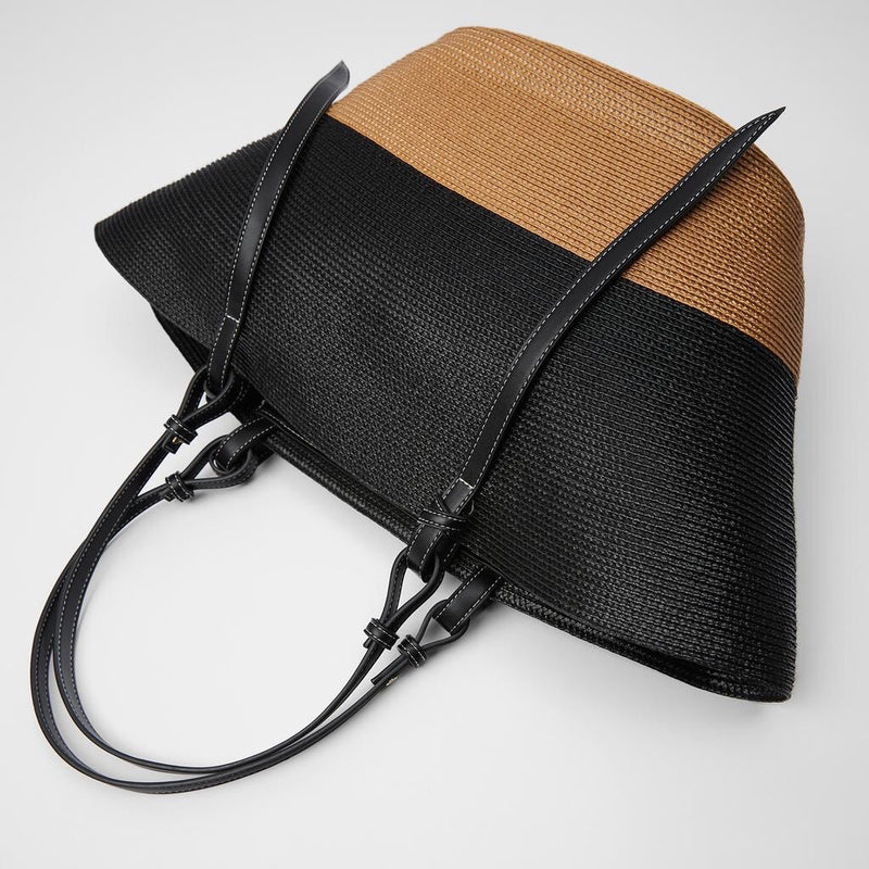 Straw bag