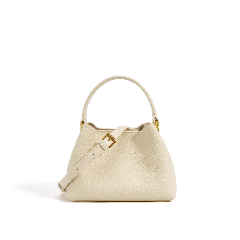 Full-Grain Leather bag | Red tea