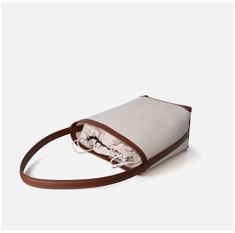 Canvas Bucket Bag