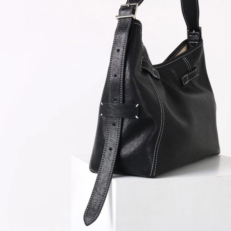 Top-Grain Leather Bag | Hobo 3#