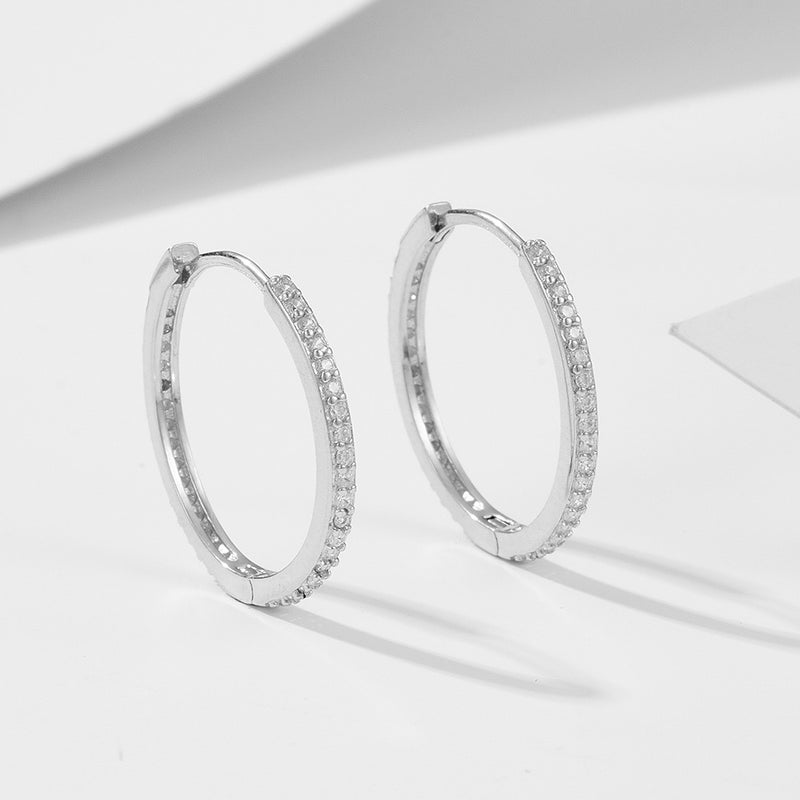 925 Sterling Silver earrings | 18K gold plated | Solar ring