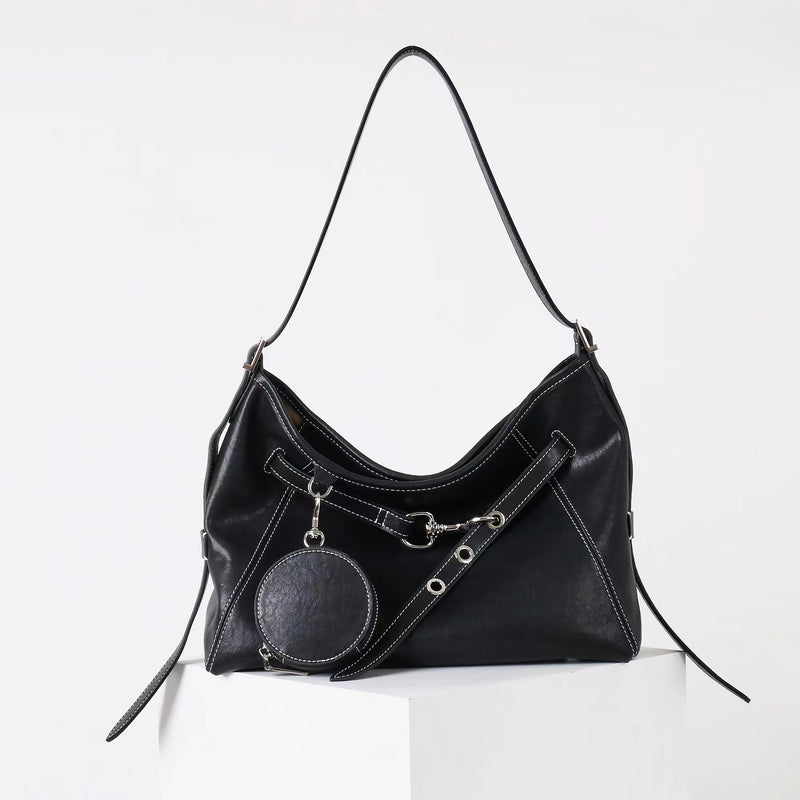 Top-Grain Leather Bag | Hobo 3#