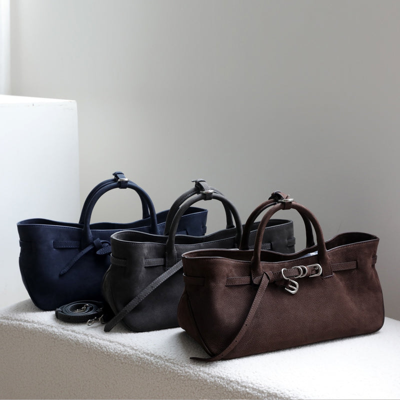Full-grain leather | Suede Bag | Lynx