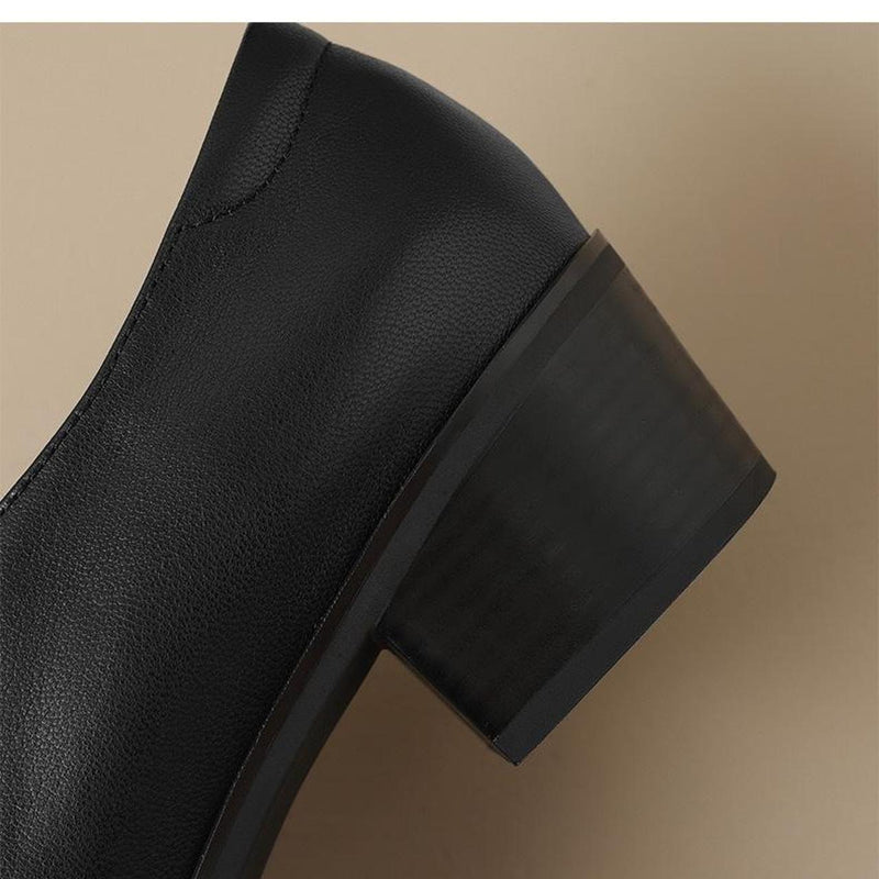 Leather shoes