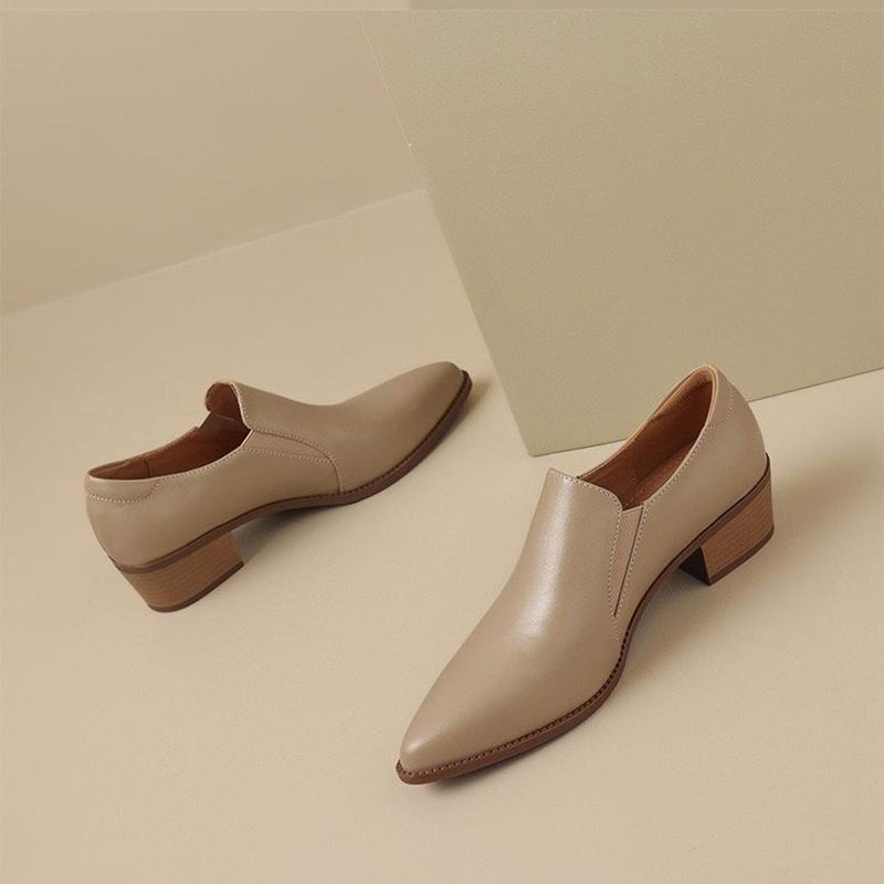 Leather shoes