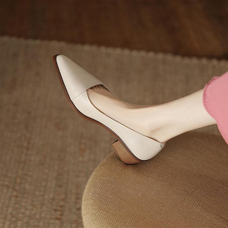 Leather shoes