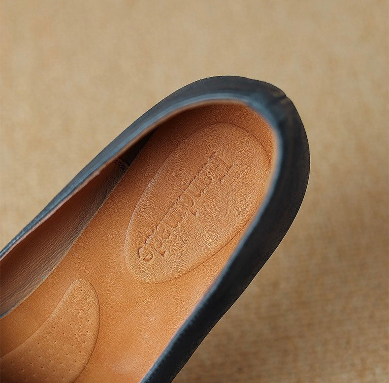 Leather shoes