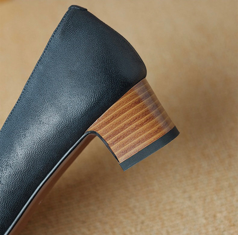 Leather shoes