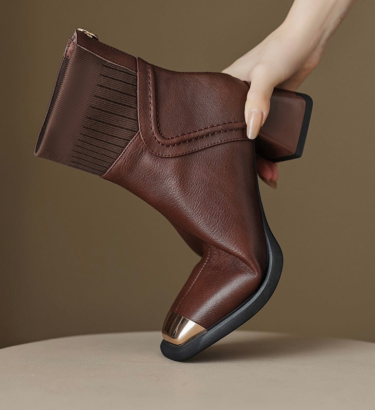 Leather shoes