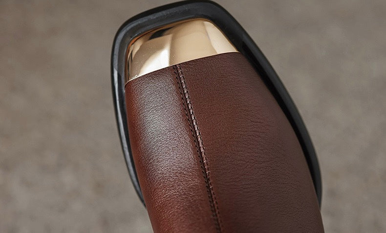 Leather shoes