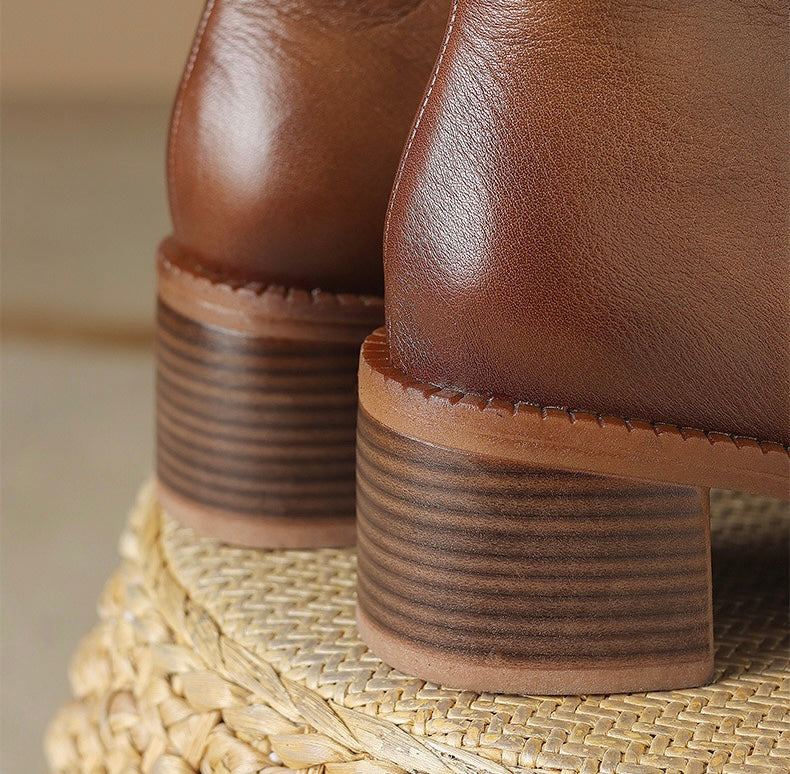 Leather shoes