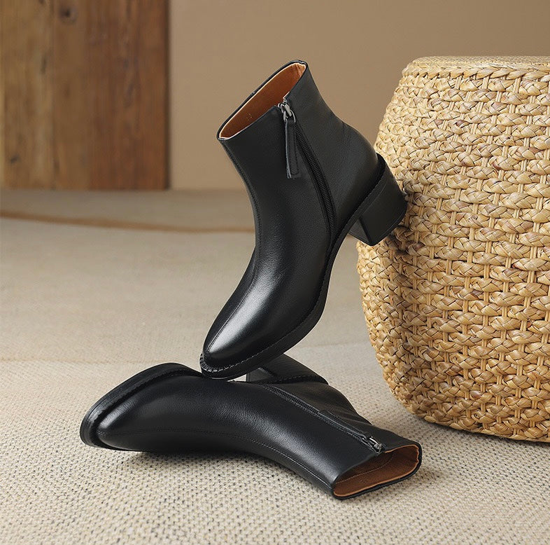 Leather shoes