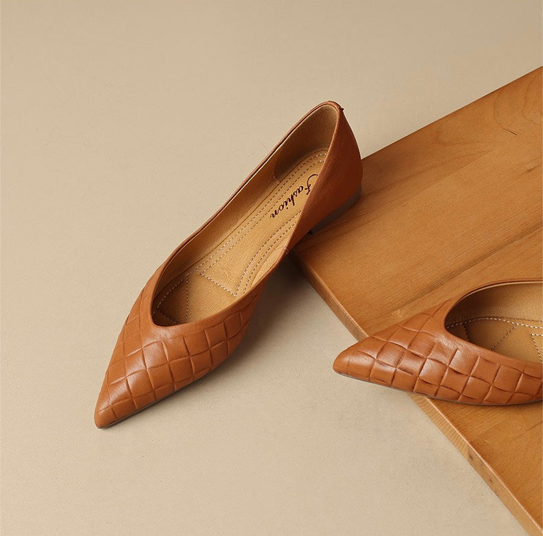 Leather shoes