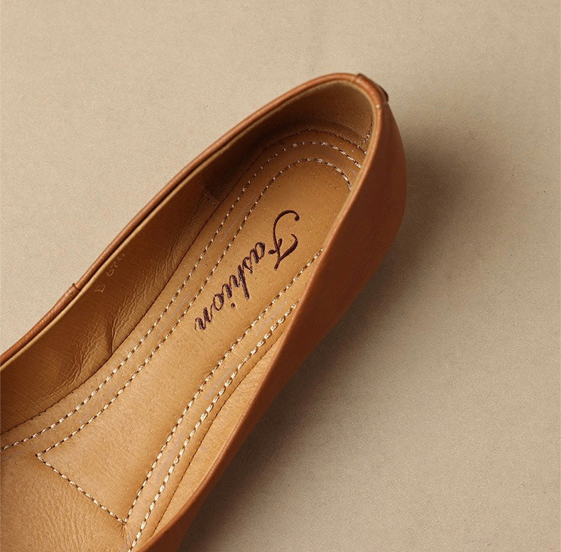 Leather shoes