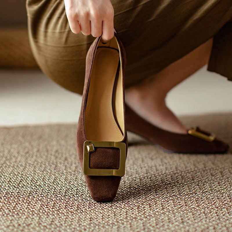 Leather shoes
