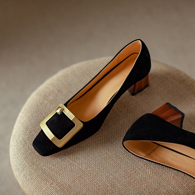 Leather shoes