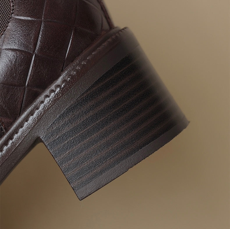 Leather shoes