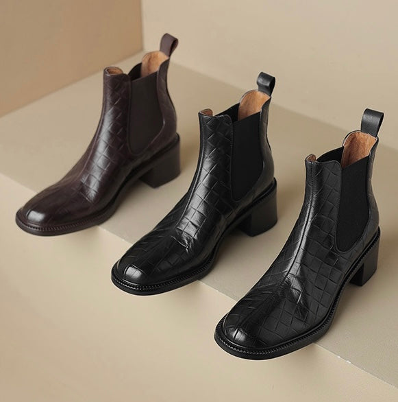 Leather shoes