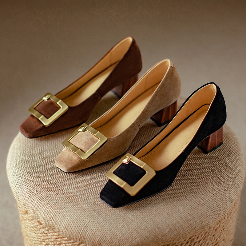 Leather shoes