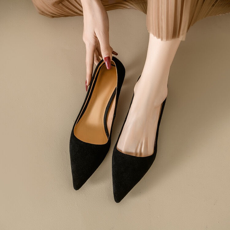 Leather shoes