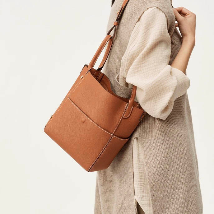Full-Grain Leather bag | Goal