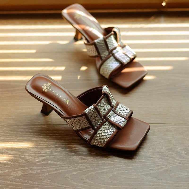 Leather shoes