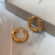 18K gold plating Earrings | Gem