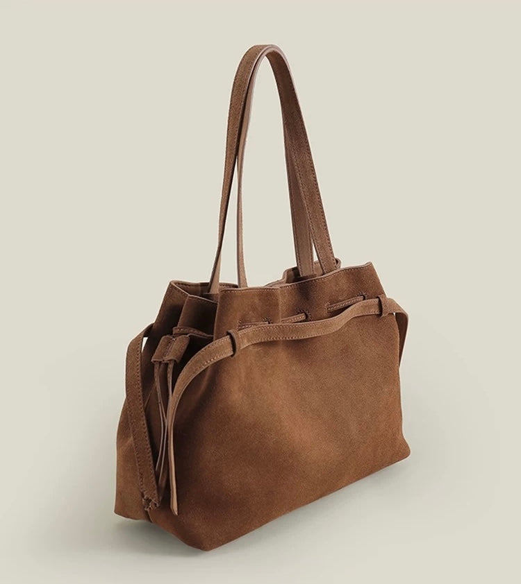 Designer Series | Full-grain leather | Terra Suede Bag