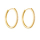 925 Sterling Silver earrings |  18K gold plated | Solar ring
