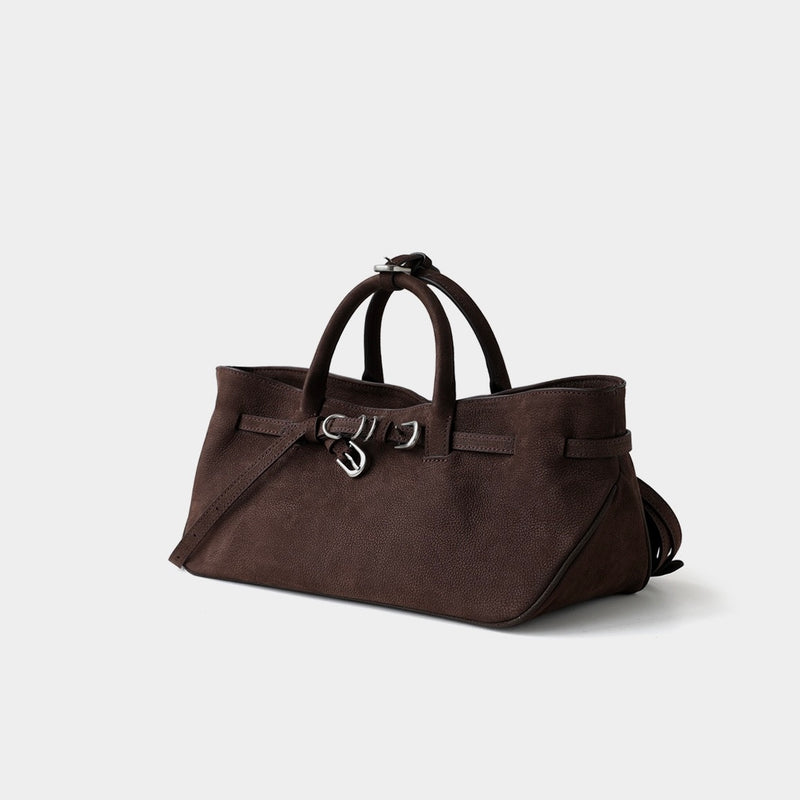 Full-grain leather | Suede Bag | Lynx