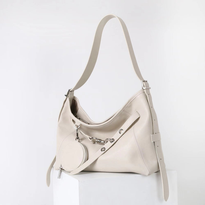 Top-Grain Leather Bag | Hobo 3#