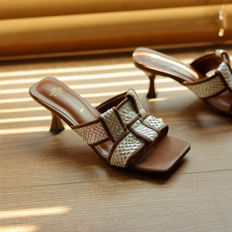 Leather shoes