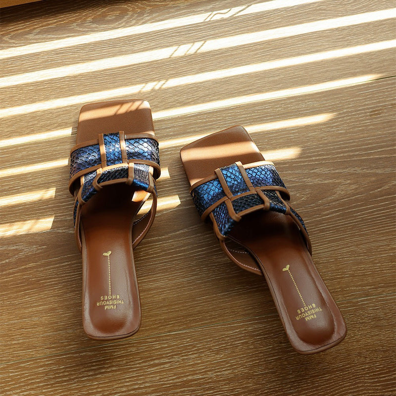 Leather shoes