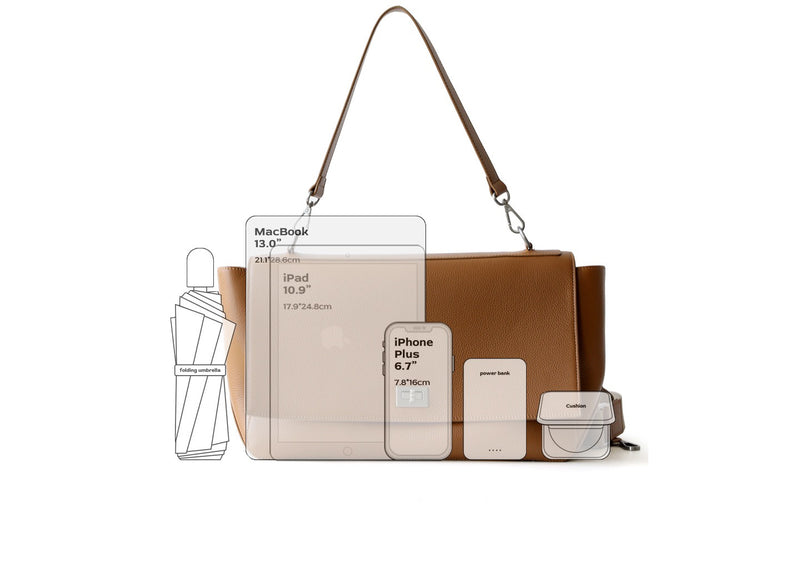 Full-Grain Leather Bag | Alba