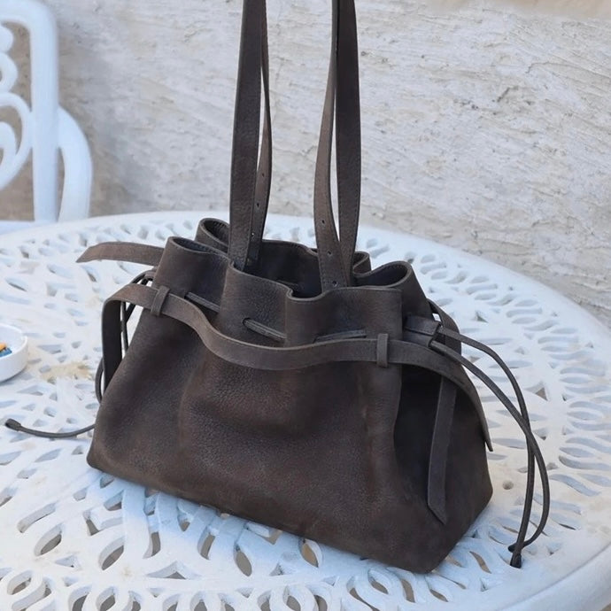Full-grain leather | Terra Suede Bag