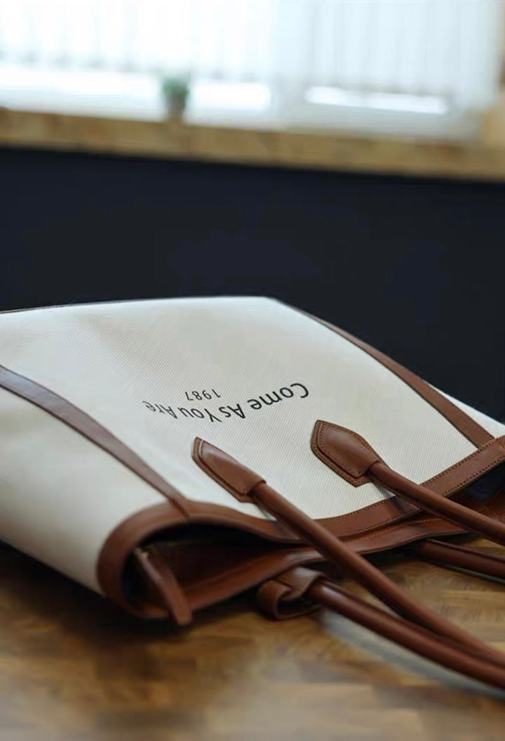 Nappa cowhide leather with Canvas Bag | Memory 1#
