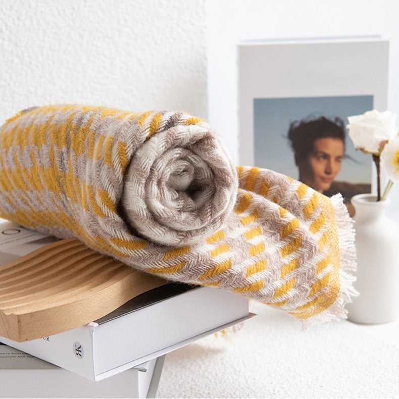 Wool Scarf / Yellow dream
