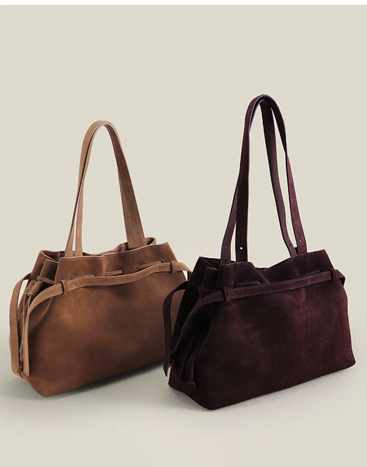 Full-grain leather | Terra Suede Bag