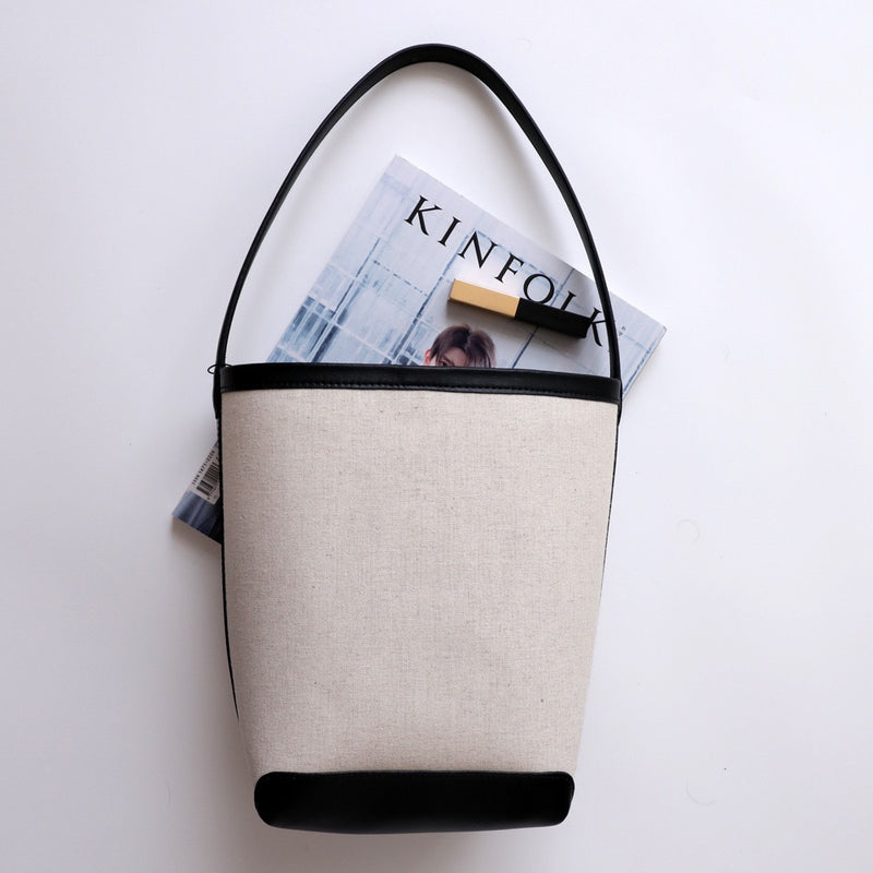 Canvas Bucket Bag
