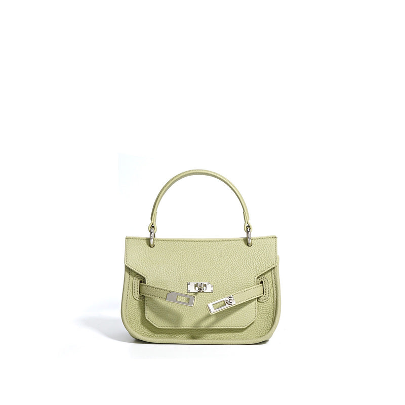 Full-Grain Leather mini bag | Ice cream