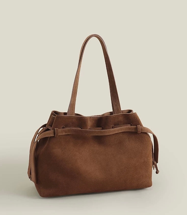 Designer Series | Full-grain leather | Terra Suede Bag