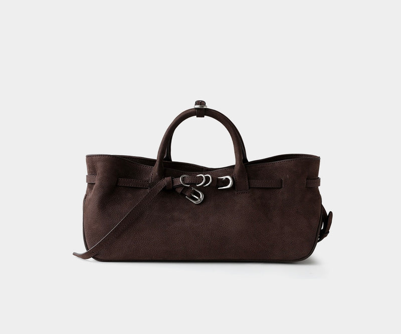 Full-grain leather | Suede Bag | Lynx