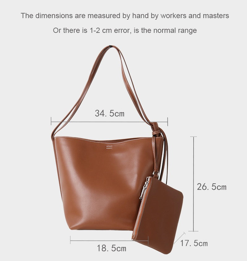 Refined split cowhide leather | Adaptive Bag