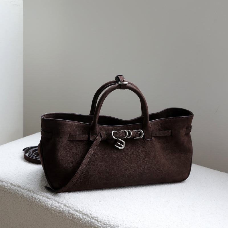 Full-grain leather | Suede Bag | Lynx