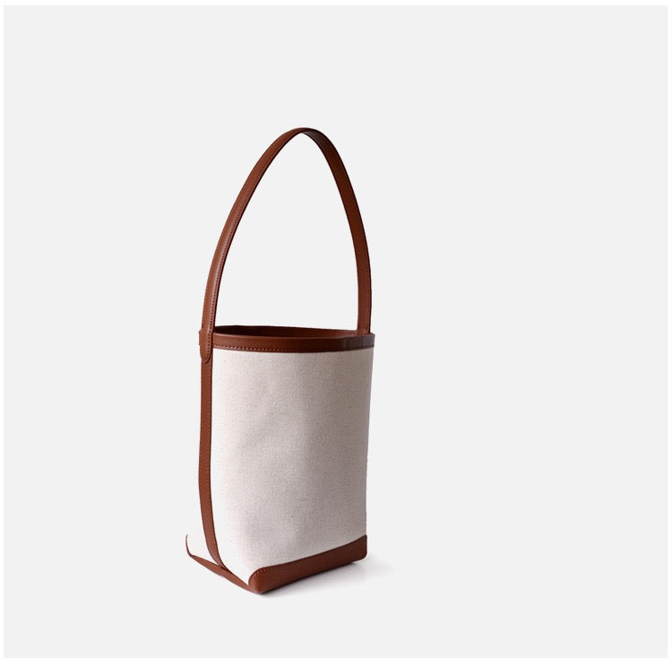 Canvas Bucket Bag
