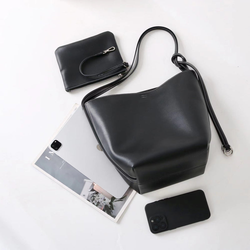 Refined split cowhide leather | Adaptive Bag