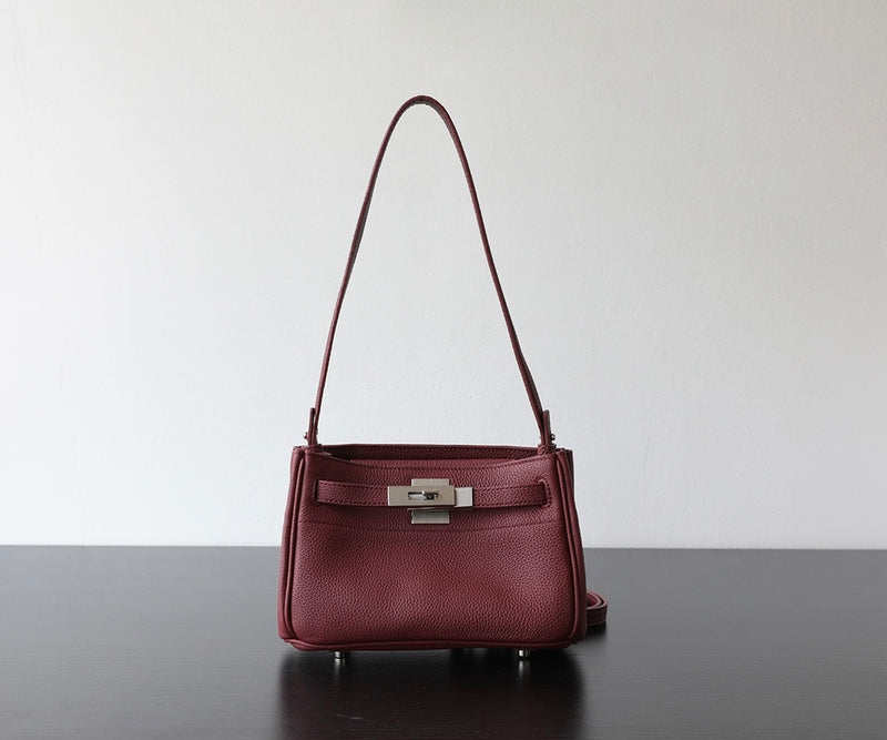 Cowhide leather bag | Tea