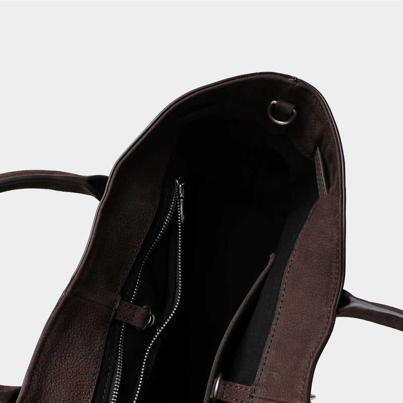 Full-grain leather | Suede Bag | Lynx