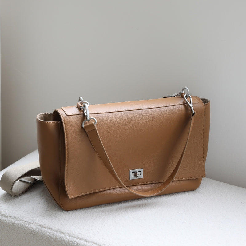 Full-Grain Leather Bag | Alba